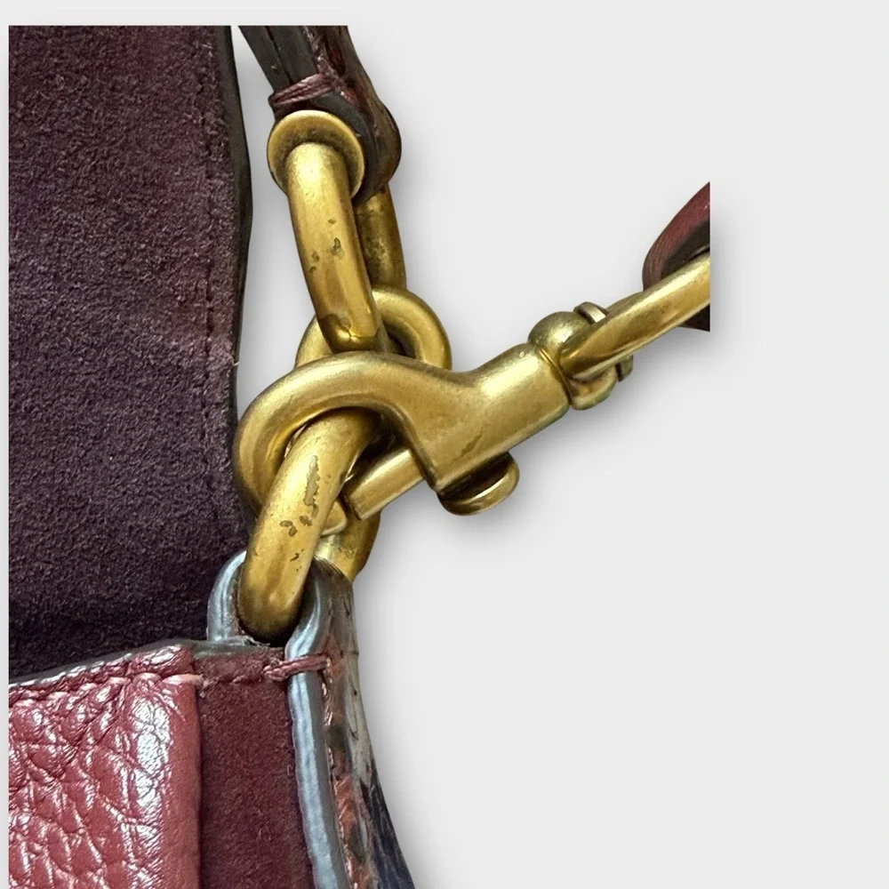 Coach May Shoulder Bag With Snakeskin Detail - Picture 4 of 15